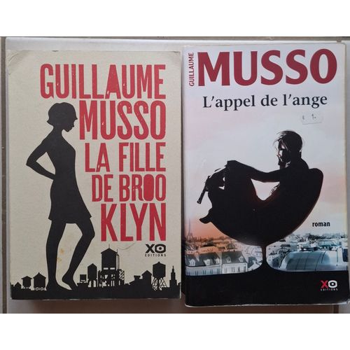 Lot 2 Livres Grand Format De Guillaume Musso : La Fille De Brooklyn + L'appel De L'ange
