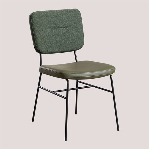 Pack De 4 Chaises De Salle À Manger Milih Vert Kaki