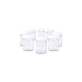MumdoYAL Pots de yaourt avec couvercle - Contenants en verre pour pudding  et yaourt, ensemble de 12 pièces (150ml*12)