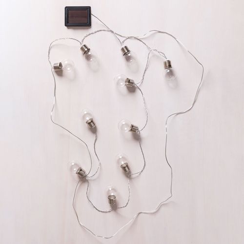 Guirlande Led Avec Chargeur Solaire (2 M) Nannas Blanc Chaud