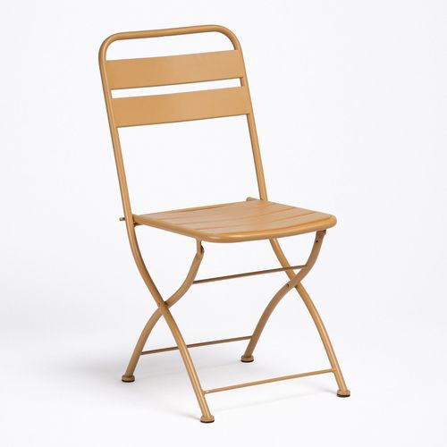 Chaise De Salle À Manger Pliante Janti Moutarde