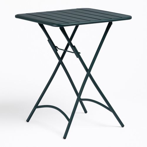 Table Pliante En Acier (60x60 Cm) Janti Vert Jungle