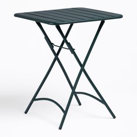 Table Pliante En Acier (60x60 Cm) Janti Vert Jungle