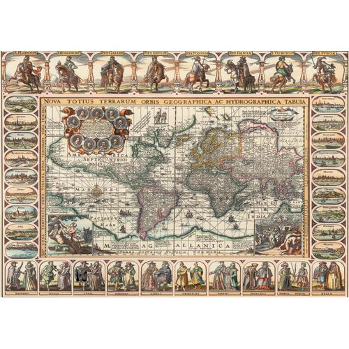 Ancient World Map - Puzzle 1000 Pièces