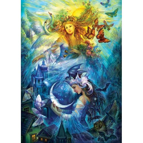 The Day And Night Princesses - Puzzle 1000 Pièces