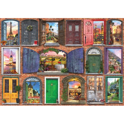 Doors Of Europe - Puzzle 1000 Pièces