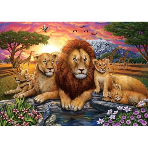 Lion Family - Puzzle 1000 Pièces