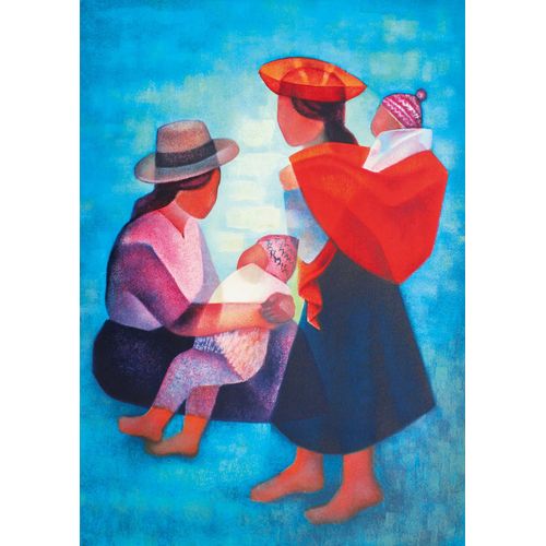 Louis Toffoli - Famille Péruvienne, 1986 - Puzzle 1000 Pièces
