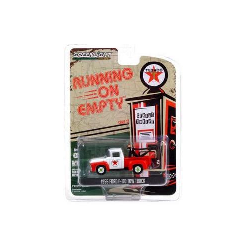 Ford F100 Texaco Filling Station *Running On Empty Series 12*, Rouge/Blanc 1956 1/64 Greenlight