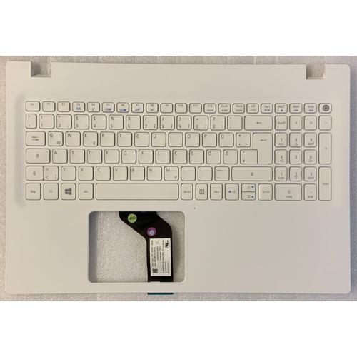 Clavier Qwertz Allemand Acer Aspire E5-574G 6B.G8CN7.010 LV5T_A50W AEZRTG00120 NKI151S01E NK.I151S.01E TOPCASE Blanc