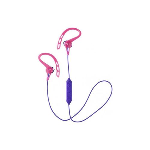 JVC HA-EC20BT - Écouteurs avec micro - intra-auriculaire - montage sur l'oreille - Bluetooth - sans fil - rose