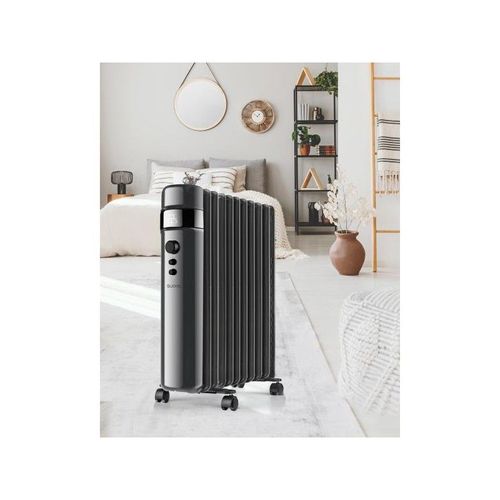 SUPRA Radiateur mobile bain d'huile 2500W Thermostat Réglable Minuterie