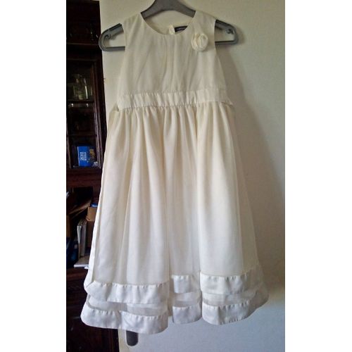 Robe Blanche Cérémonie Taille 10-12 Ans In Extenso ..