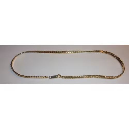 Collier Vintage Doré Or Fin Signé Amway