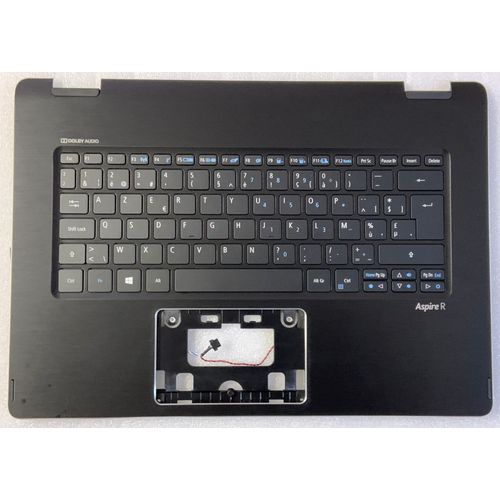 Clavier Azerty Belge ACER Aspire R5-431T, R5-471T 6B.G7TN5.007 13N0-F8A0901 SB3P_A50BWL 0KN0-F51BE11 NKI131S00B NK.I131S.00B TOPCASE Noir rétroéclairé