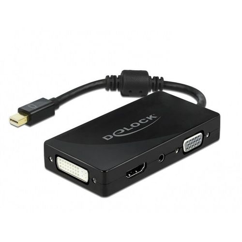 Delock Dp 1.2 Adapvga/hdmi/dvi/audio Bu | 4k Passiv Schwarz