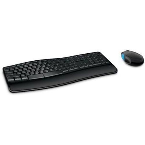 Microsoft Sculpt Comfort Desktop - Ensemble clavier et souris - sans fil - 2.4 GHz - Luxembourgeois