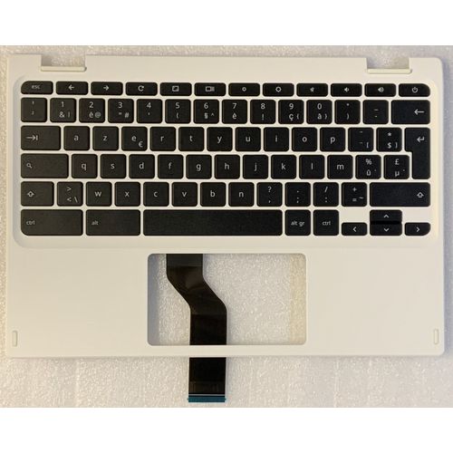 Clavier Azerty Belge Acer Chromebook C Series CB3-131 6B.G85N7.001 AL1G_A15B AEZRFB00110 0KN0-G11BE12 NKI111303W NK.I1113.03W ACM14L6B0 TOPCASE Blanc