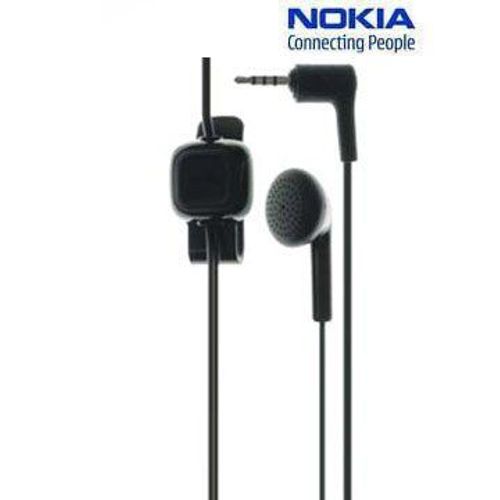 Nokia WH-100 - Micro-casque - embout auriculaire - filaire - pour Nokia 12XX, 16XX, 23XX, 3600, 37XX, 5030, 62XX, 6555, 67XX, 7020, 7310, E51, E66, E71, E90