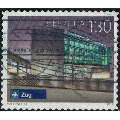 Suisse 2017 Oblitéré Used Railway Station Zug Gare Ferroviaire Zoug Y&t Ch 2432 Su