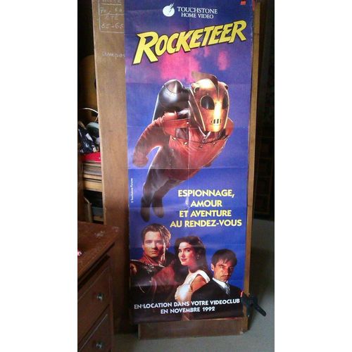 Ancienne Affiche Video Rocketeer