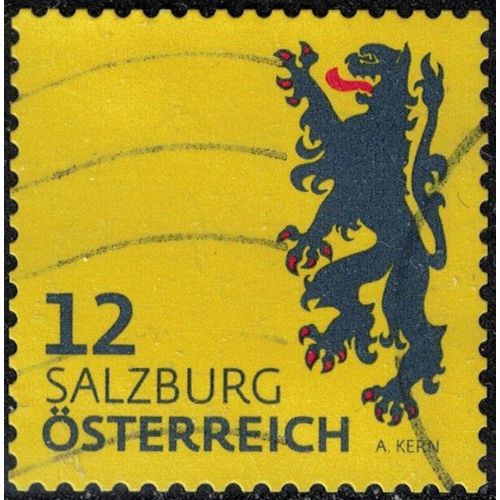 Autriche 2018 Oblitéré Used Armoiries Salzburg Coat Of Armes Blason De Salzbourg Su