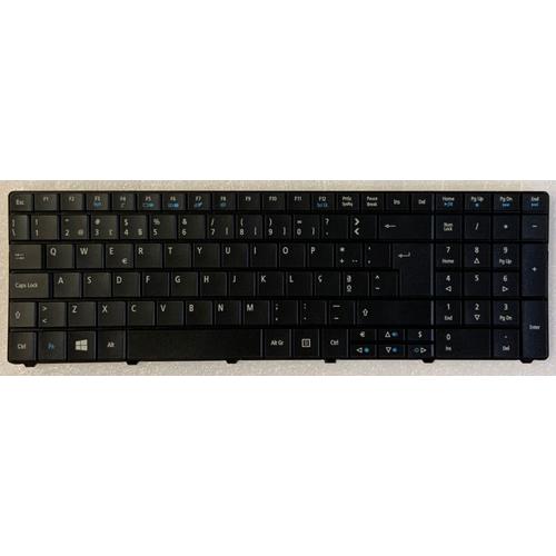 Clavier Qwerty PO Portugais Acer Notebook Aspire E1-772G 60.MHPN5.014 MP-09G36P0-528W 0KN0-YX1PO12 Noir