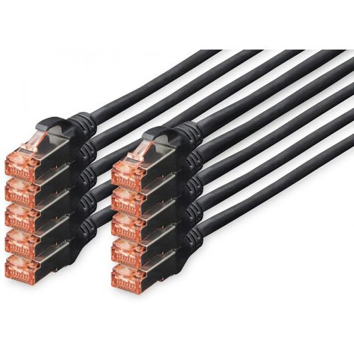 Digitus Professional Patch-kabel - 25 Cm - Schwarz