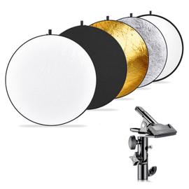 Argent et Translucide Blanc Noir Studio Réflecteur de Lumière 5 en 1 Or Phot-R PRO 120x180cm 48x72 