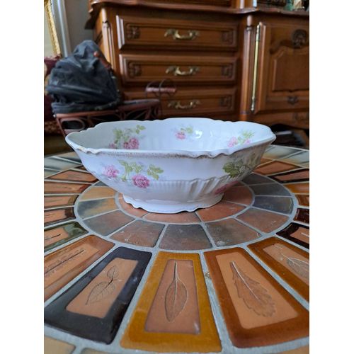 Saladier Porcelaine Limoges Art Nouveau