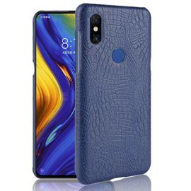 Xiaomi Mi Mix 3 Étui Pour Classique Élégant Compatibilité Mode Classique D'alligator Anti Éraflure Housse De Protection - Bleu