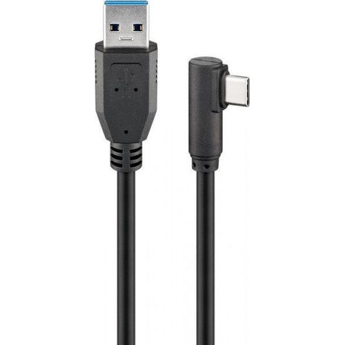 Goobay Usb-c Stusb A 3.0 90° St Bk 1,5m