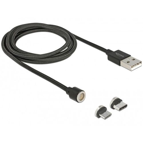 Delock Magnet. Usb Set F. Usb C Bk 1,1m | Daten- Und Ladekabelset