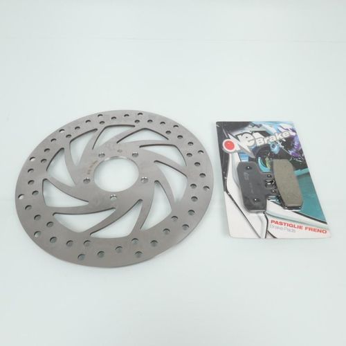 Kit Disque De Frein Avant One Pour Scooter Aprilia 125 Scarabeo 2003 À 2006 Neuf