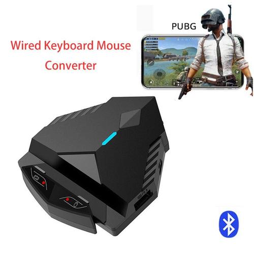 Contrôleur de jeu pour téléphone portable, clavier et souris, convertisseur PUBG, compatible Bluetooth, adaptateur de téléphone Android