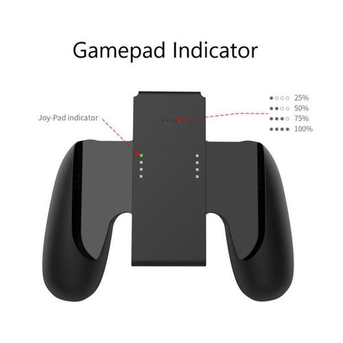 Poignée De Jeu Sans Fil Pour Nintendo Switch, Chargeur, Support De Poignée Confortable