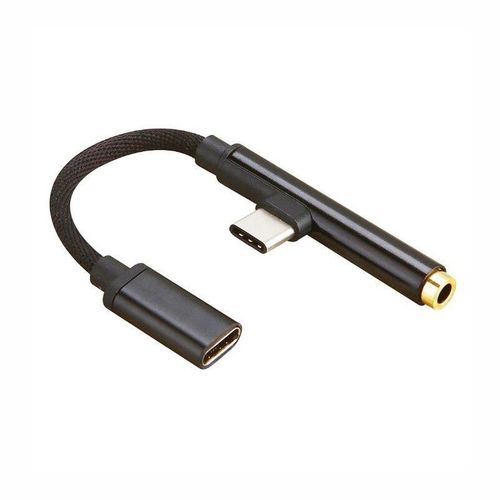 Séparateur Audio 2 en 1 avec prise Usb type c 3.5Mm, câble pour écouteurs, adaptateur Aux 3.5, chargeur pour Xiaomi