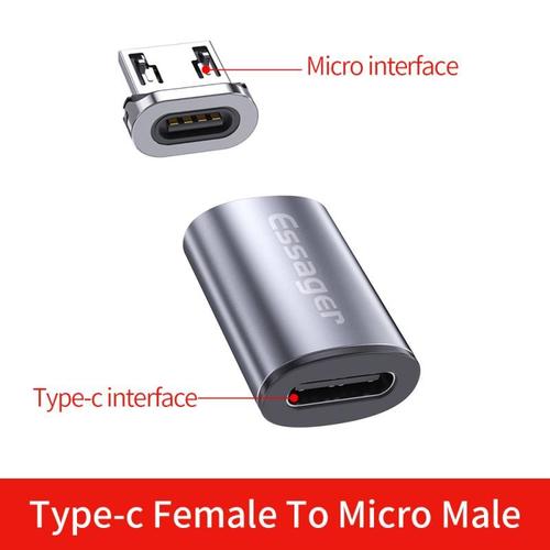 Adaptateur Type-C Femelle vers Micro USB