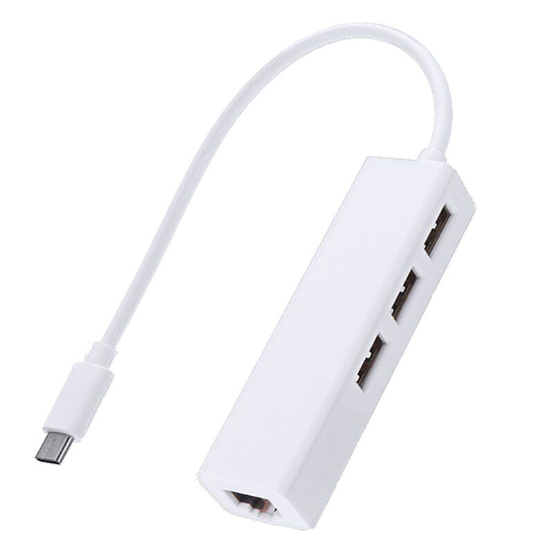Adaptateur de Hub Ethernet Thunderbolt 3  RJ45, USB 2.0 typ... - 2