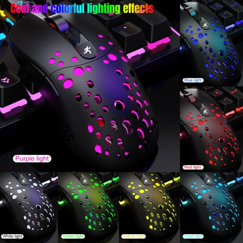 Souris filaire A904 2021, 8000dpi, RGB, trou lumineux, peut ... - 2
