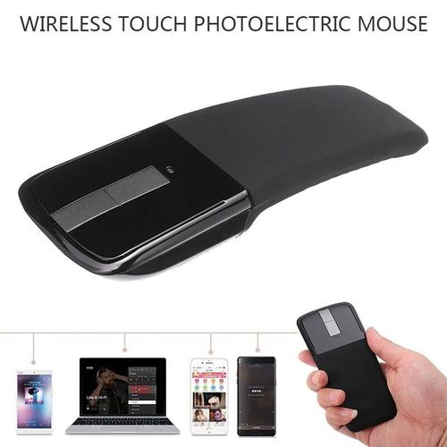 souris optique pliable sans fil, 1200 DPI, Portable, voyage, Design Ultra fin, pour Microsoft Arc, 1 pièce