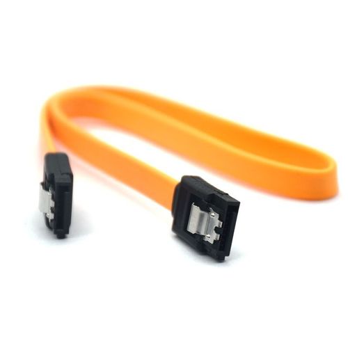 Câble SATA 3.0 pour disque dur SSD, fil avec connectique droite ou à angle droit, pour cartes mères type SATA 3 Asus, MSI, Gigabyte,
