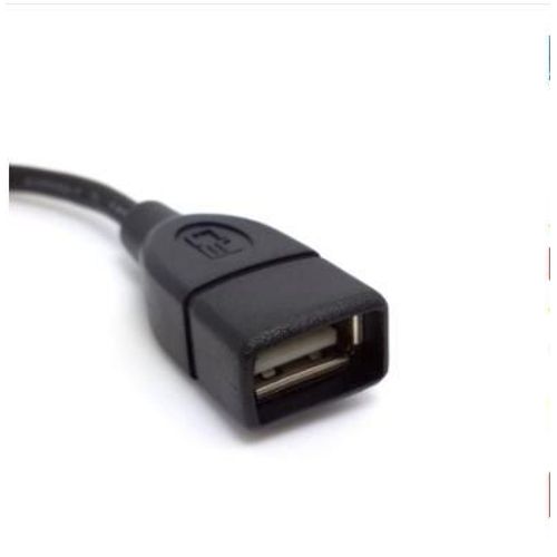 Câble adaptateur USB 2.0 A mâle coudé à 90 degrés vers USB A femelle droit, Extension A/F, 20cm noir