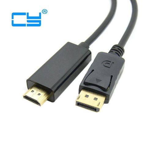 Adaptateur de câble Displayport DP mâle vers HDMI mâle, convertisseur de câble vidéo pour PC portable, projecteur, ensemble TV, 6 pieds, 10 pieds