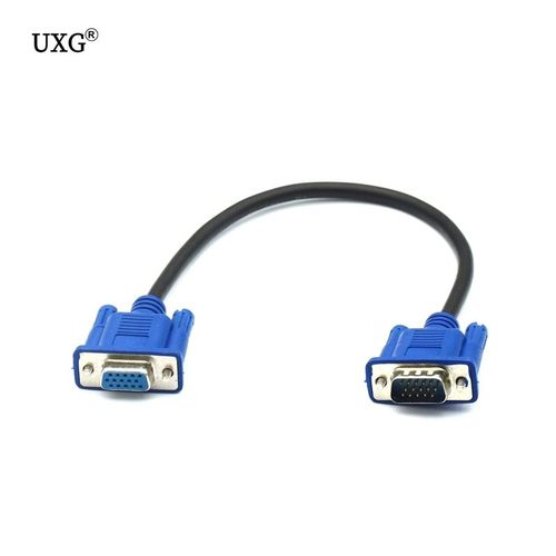 Câble VGA/SVGA HDB mâle vers mâle, 30cm 50cm, Extension pour moniteur d'ordinateur