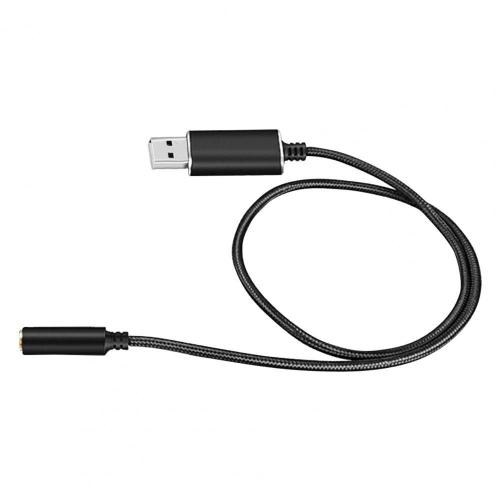 Carte son externe USB pour ordinateur, pour casque, Microphone Portable, décodeur Audio HIFI