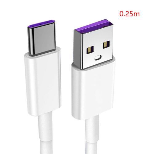 Câble USB 5A de Type C pour recharge rapide 40W, cordon de chargeur pour  téléphone Huawei P40 Pro Mate 30 P30 Pro Supercharge USB C