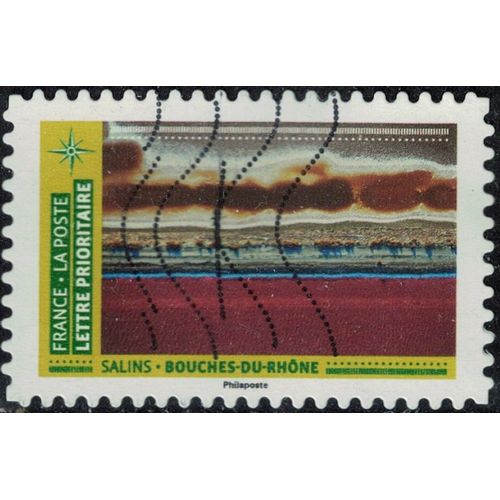 France 2021 Oblitéré Used Mosaïque De Paysages Salins Bouches Du Rhône