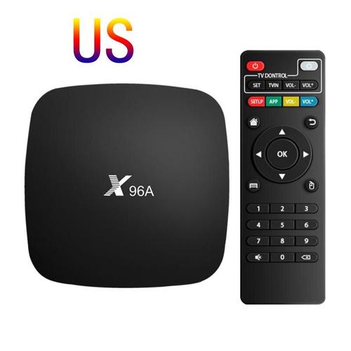 Boîtier décodeur TV X96, Android 10.0, Quad Core, ARM Cortex A53, X96A, 2.4/5GHz, WiFi double bande, décodeur