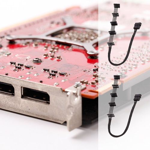 Câble adaptateur de câble d'alimentation SATA IDE 1 à 5, séparateur de 4 broches, pas de 4cm, câble de Cage de disque dur de 18awg, 40cm pour serveur PC